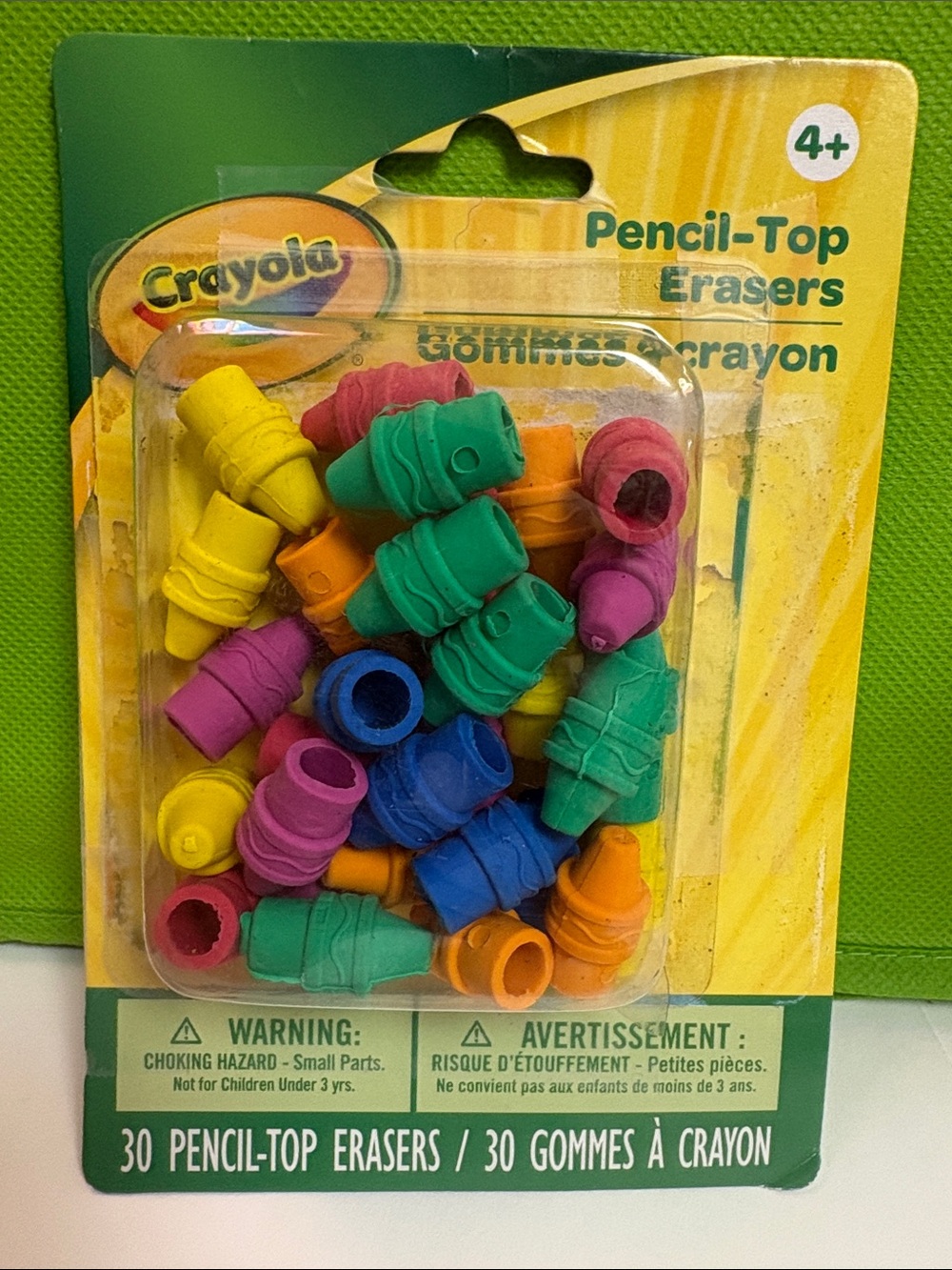 Crayola Pencil-Top Erasers - Multicolor Pack